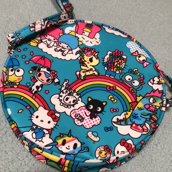 TOKIDOKI X HELLO SANRIO BY JU JU BE ROUND CROSSBODY PURSE - Picture 3 of 4